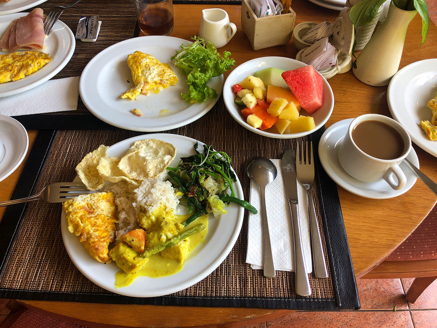 Prima ontbijt in ontbijt in Parigata Resort