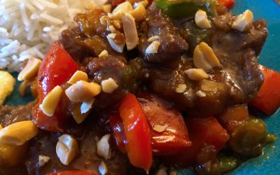 Snel gebakken rundvlees op Chinees-Indische wijze