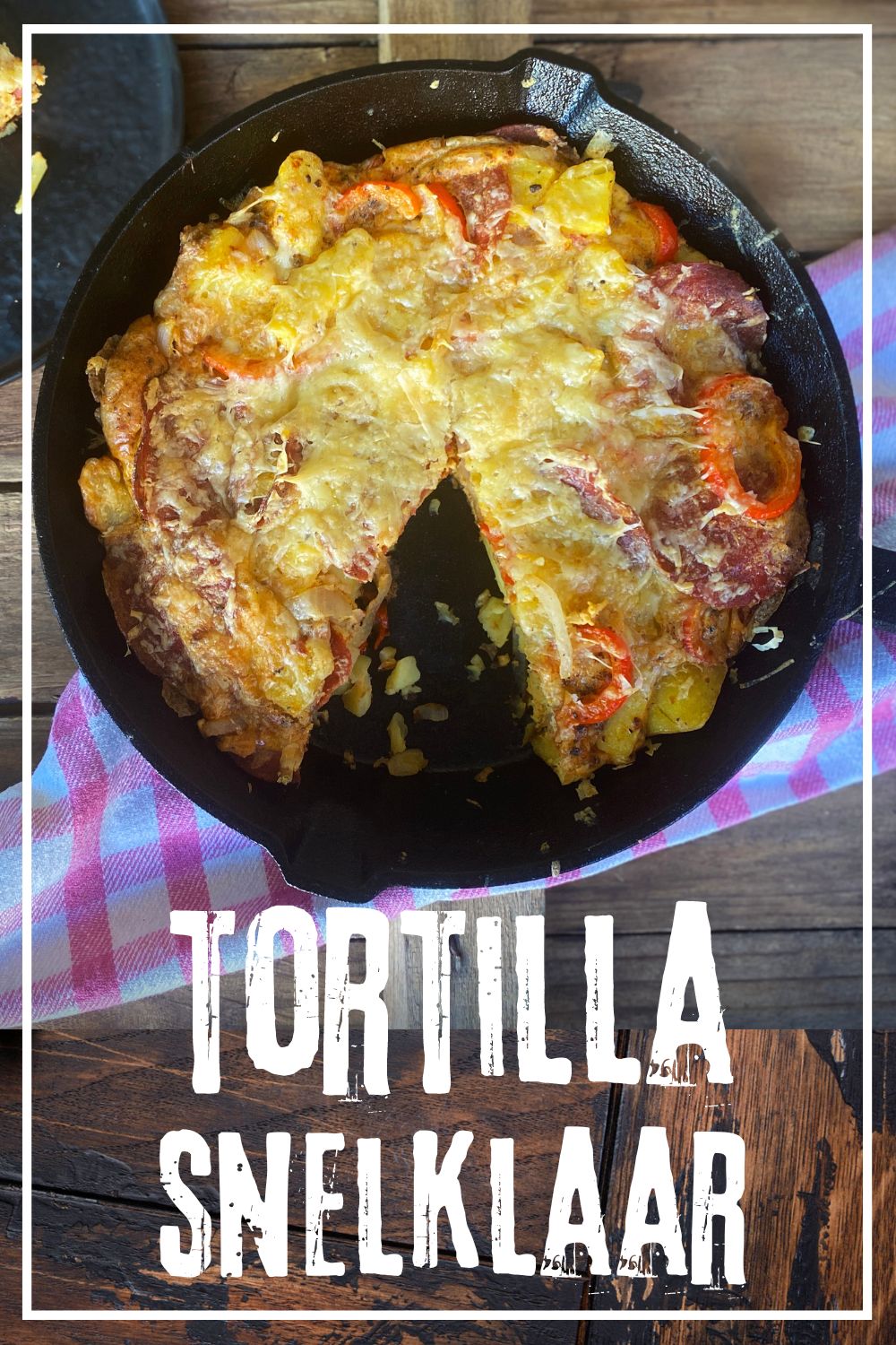 Spaanse tortilla snelkaar